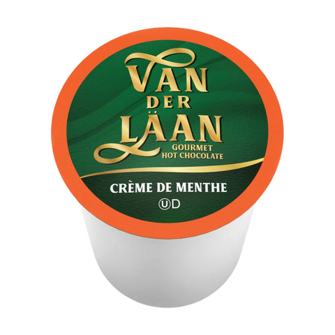 Van Der Laan Crème de Menthe Mint Chocolate Single Serve K-Cup® Hot Cocoa, Box of 40 Pods