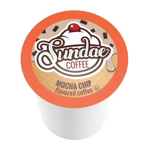 Sundae Ice Cream Mocha Chip Single Serve Coffee K-Cup® Coffee, Box of 48 Pods