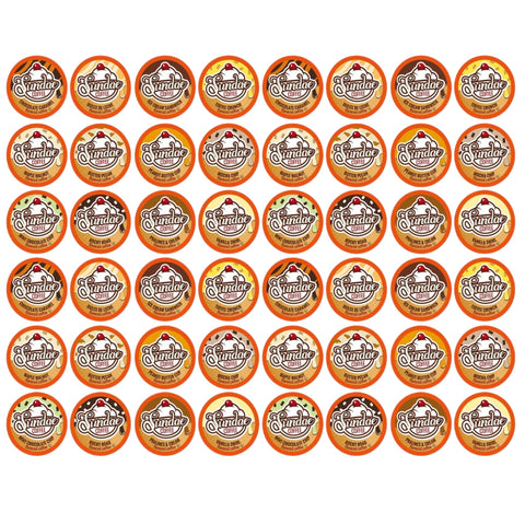 Sundae Ice Cream Variety Pack Single Serve Coffee K-Cup® Coffee, Box of 48 Pods