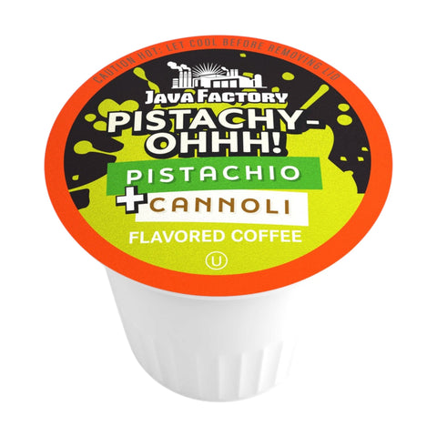Java Factory Pistachy-Ohhh & Cannoli Flavored K-Cup® Coffee Pods, Box of 40
