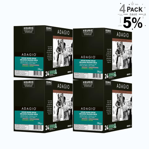 Adagio House Blend Decaf Single Serve K-Cup® Coffee Pods