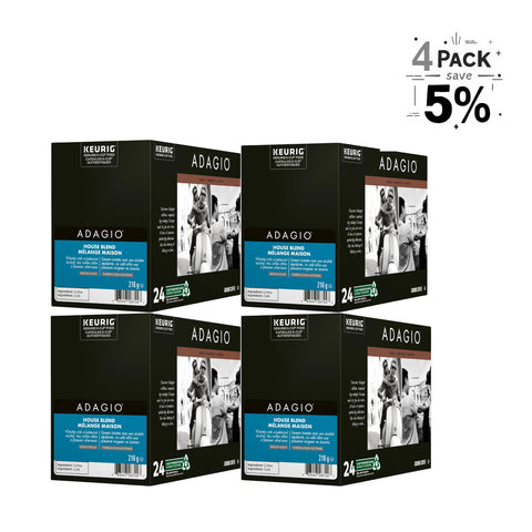 Adagio House Blend Single Serve K-Cup® Coffee Pods