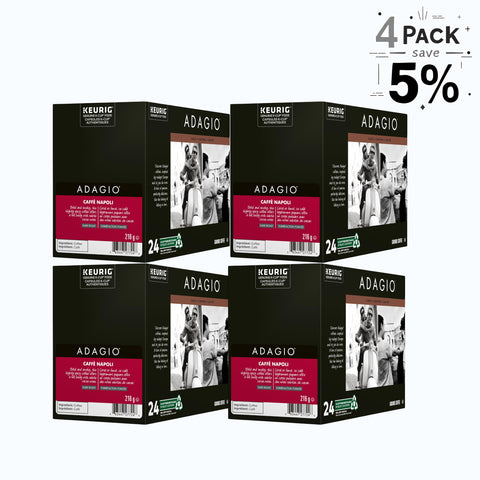 Adagio Caffe Napoli Single Serve K-Cup® Coffee Pods