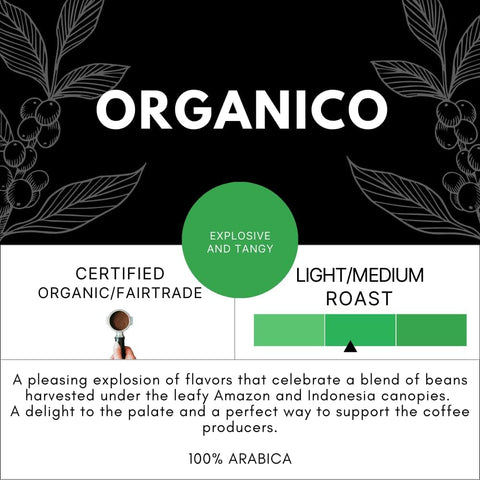 Cafe Agga Organico Espresso Single Serve Coffee; Nespresso® Compatible, 10 Capsules - Original Line