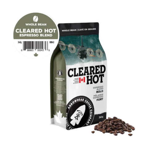 Arrowhead Cleared Hot Espresso Blend Whole Beans Coffee, 340g