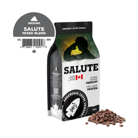 Arrowhead Salute, Mix Blend Medium Roast Whole Coffee Beans, 340g