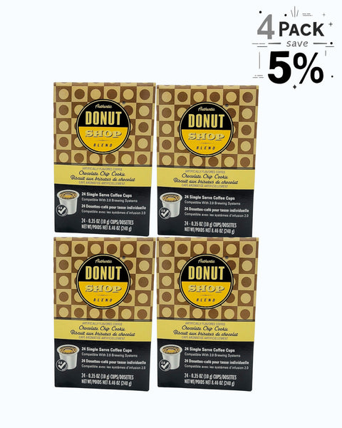 Authentic Donut Shop Chocolate Chip Cookie Single Serve K-Cup® Coffee Pods