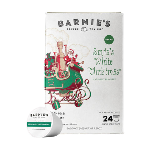 Barnie's Santas White Christmas DECAF Single Serve K-Cup® Coffee Pods