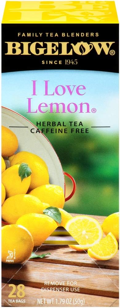 Bigelow I Love Lemon Heabal Tea 28 Tea Bags