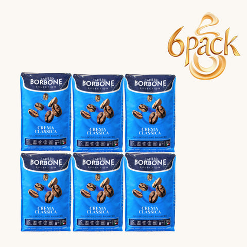 Caffè Borbone Crema Classica Whole Bean Coffee, 1kg.