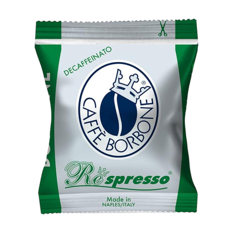 Caffè Borbone Respresso Espresso Miscela Green Decaf Blend, 50 Nespresso® Compatible Capsules -Original LIne