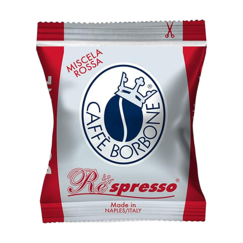 Caffe Borbone Respresso Espresso Miscela Red, 50 Nespresso® Compatible Capsules -Original LIne