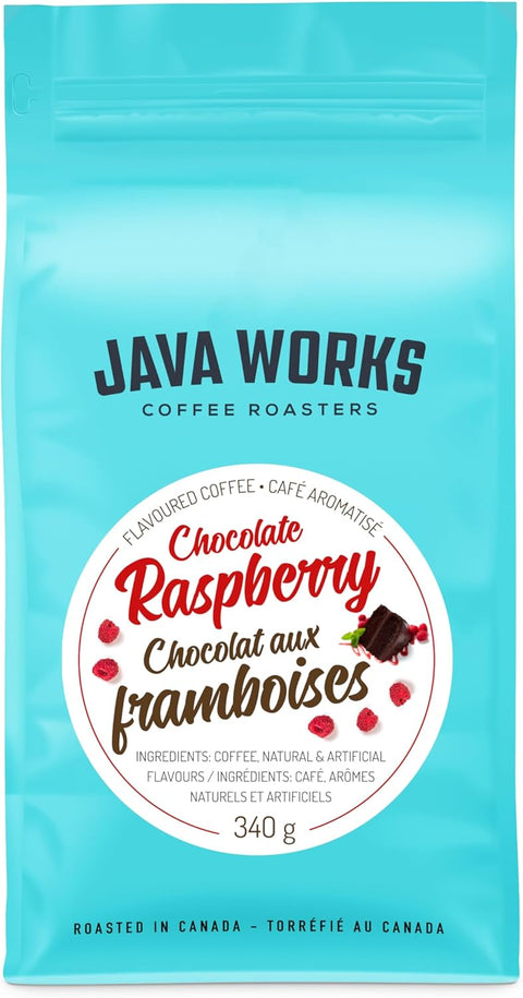 Java Works Chocolate Raspberry Whole Beans 340 g