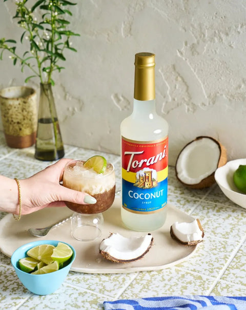 Torani Coconut Syrup, 750ml.