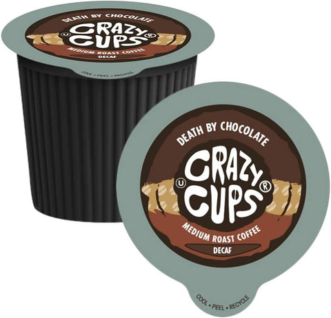 Crazy Cups Death by Chocolate Single Serve Coffee 22 Pack