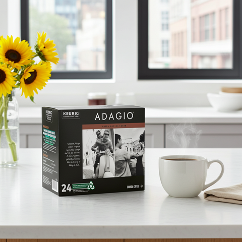 Adagio House Blend Decaf Single Serve K-Cup® Coffee Pods