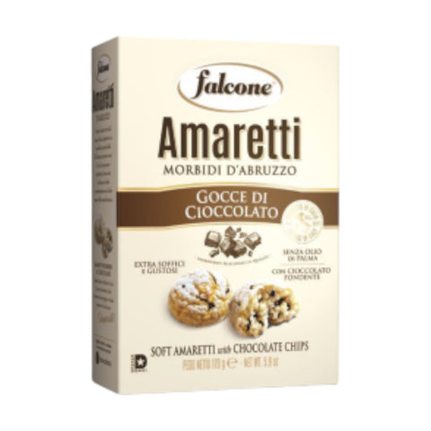 Falcone Soft Amaretti with Chocolate Chips, 170g.