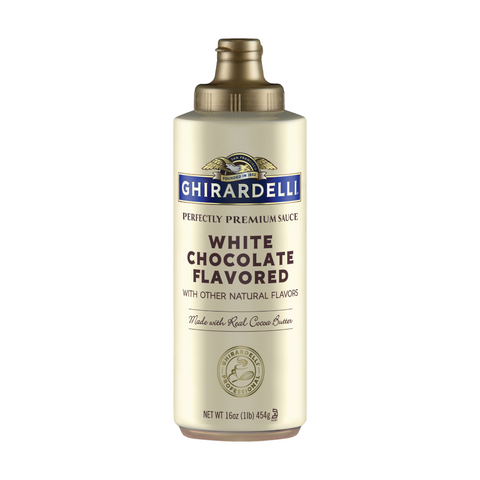 Ghirardelli White Chocolate Flavored Sauce Squeeze Bottle 16oz