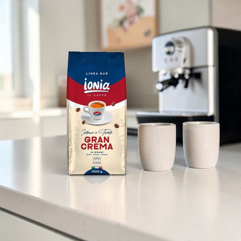 Ionia Gran Crema Espresso Coffee Beans, 1kg