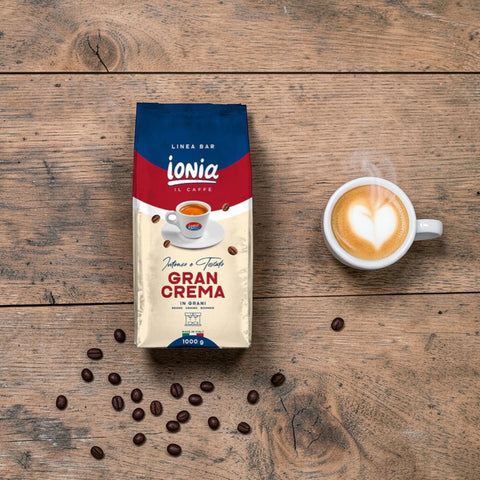 Ionia Gran Crema Espresso Coffee Beans, 1kg