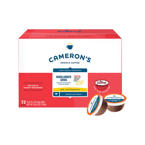 Cameron's Highlander Grog Single-Serve Coffee Pods 12 ct
