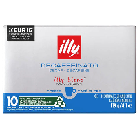 illy Decaffeinato Classico K-cup® Pods Coffee, 10 Pack