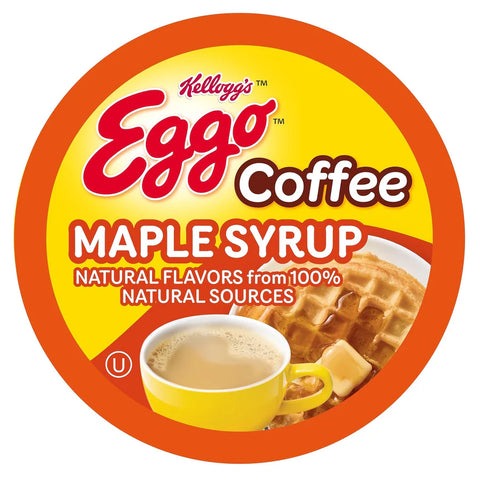Kellogg's Eggo Maple Syrup Waffle Single Serve Coffee 40 Pack