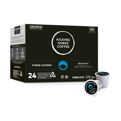 Kicking Horse Three Sisters Single Serve  K-Cup® Coffee Pods, 24 pack
