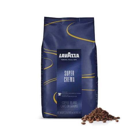 Lavazza Super Crema Espresso Coffee Beans 1kg