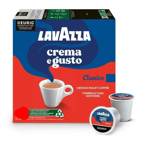 Lavazza Crema e Gusto, Medium Roast, K-Cup Coffee Pods, 24 Count