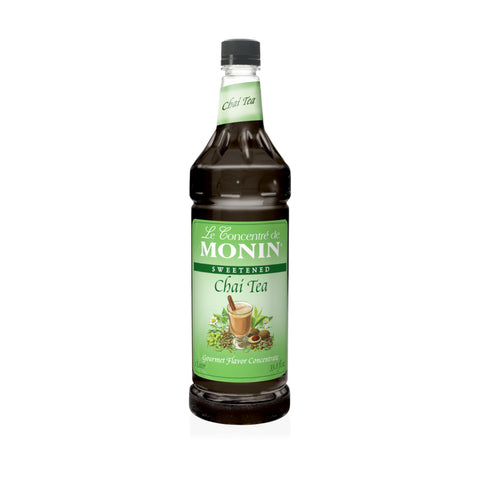 Monin Chai Tea Clean Label Syrup Concentrate, 1L