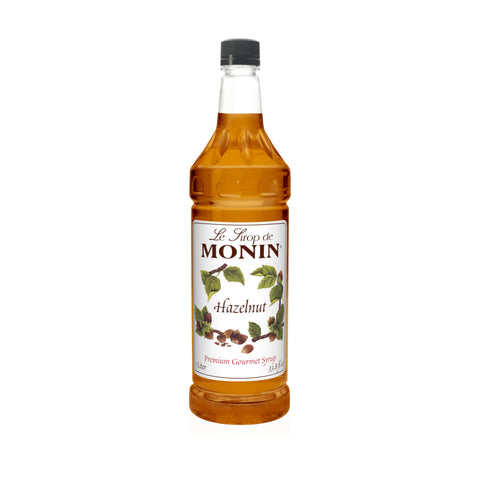 Monin Hazelnut Clean Label Premium Syrup, 1L.