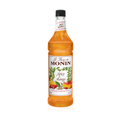 Monin Spicy Mango Clean Label Premium Syrup, 1L