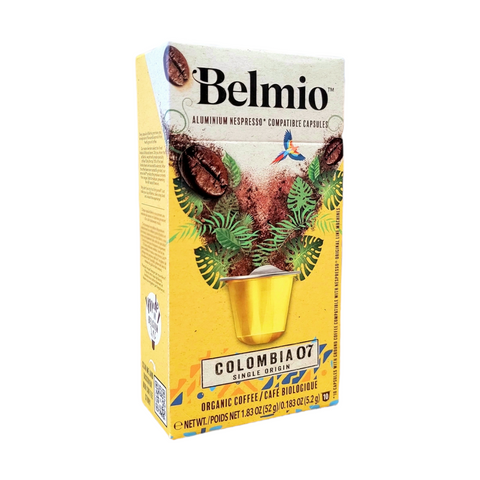 Belmio Colombia Organic Nespresso® Compatible, 10 Capsules- Original Line