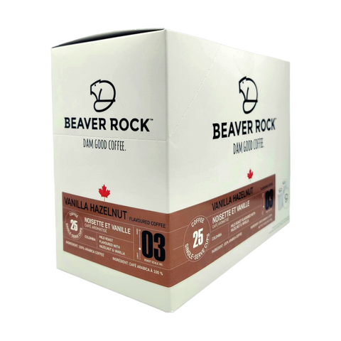 Beaver Rock Vanilla Hazelnut Single Serve Coffee 25 Pods