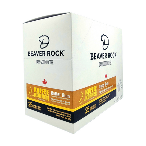 Beaver Rock Butter Rum Single Serve K-Cup® Coffee Pods