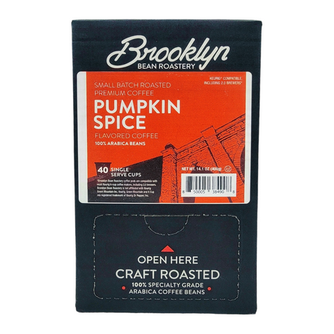 Brooklyn Bean Pumpkin Spice Single Serve K-Cup® Coffee Pods