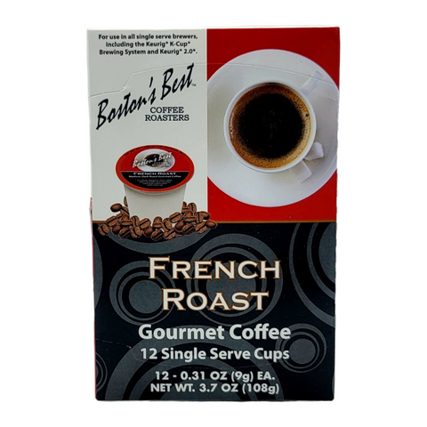 Boston's Best French Roast Single Serve K-Cup® Coffee Pods