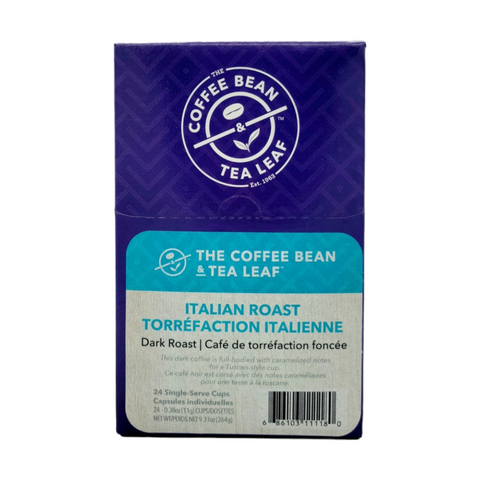 The Coffee Bean and Tea Leaf Italian Roast 24 Single Serve
