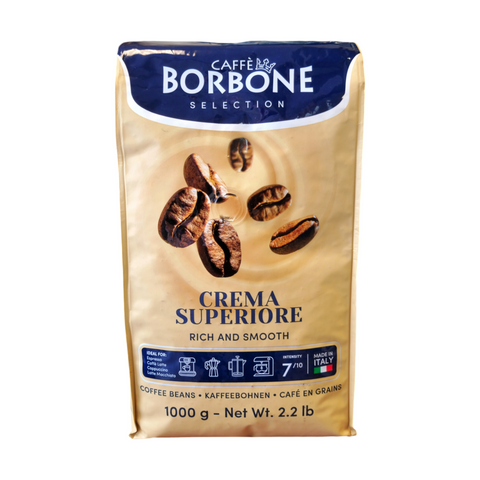 Caffè Borbone Crema Superiore Whole Beans Coffee, 1kg