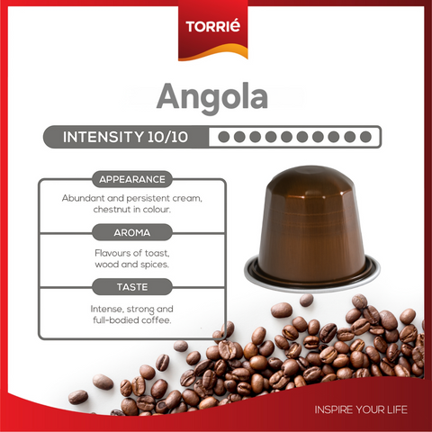 Torrié Angola Nespresso® Compatible Single Serve Coffee, 10 Capsules - Original Line