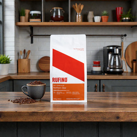 Rufino Northern Star Whole Beans Coffee, 340g.
