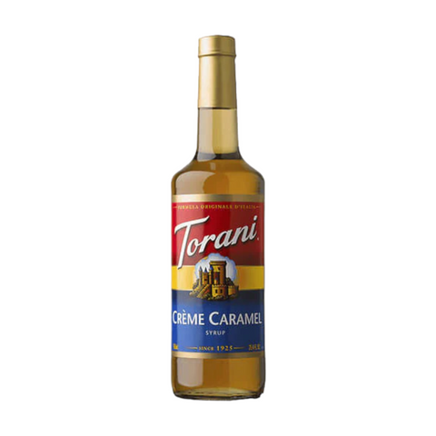 Torani Crème Caramel Syrup 750ml.