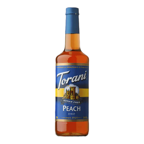 Torani Sugar Free Peach Syrup 750ml.