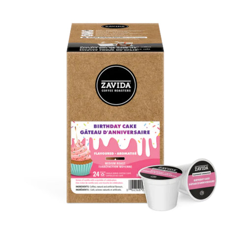 Zavida Birthday Cake Single Serve K-Cup® 24 Pods