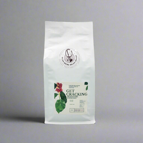 GET CRACKING, Bean Here Bean There Signature Roast Coffee Beans, 400g.