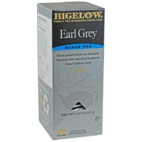 Bigelow Earl Gray Black Tea 28 Tea Bags