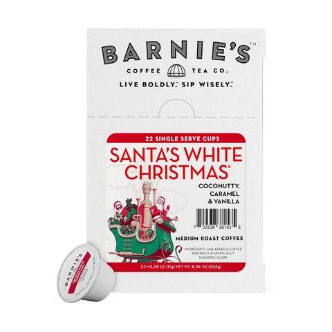 Barnie's Santas White Christmas Single Serve K-Cup® Coffee Pods, 24ct