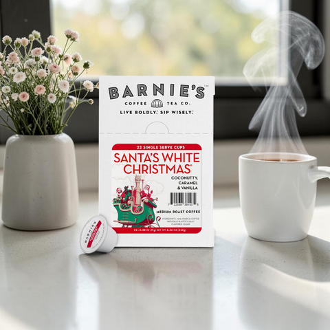 Barnie's Santas White Christmas Single Serve K-Cup® Coffee Pods, 24ct