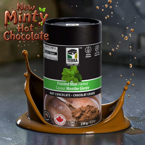 Terra Frosted Mint Hot Chocolate, 250g.